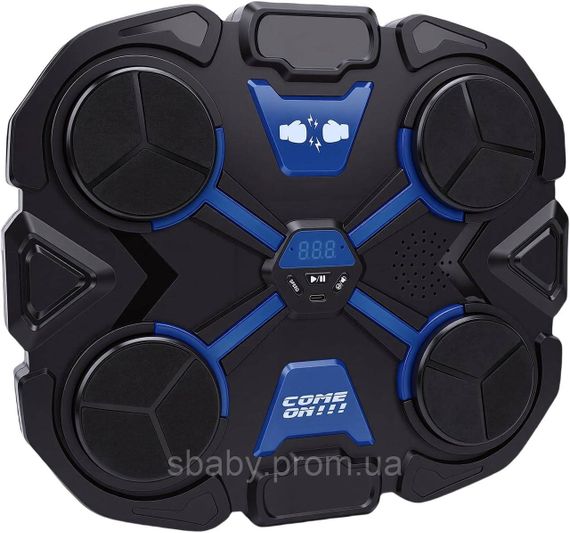Настінний боксерський тренажер на 4 секції музичний з Bluetooth і підсвіткою рукавичками Інтерактивний музичний тренажер | Зображення 5