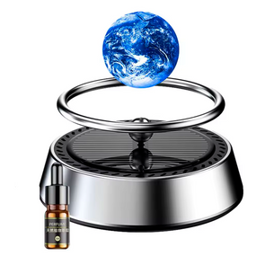 Ароматизатор на солнечных батареях в машину вращающиеся кольцо с планетой