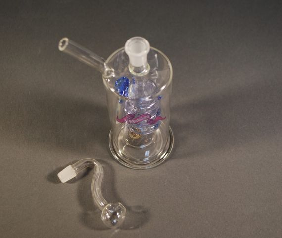 Стеклянная трубка Oil Circle с подсветкой Фиолетовый | Зображення 2