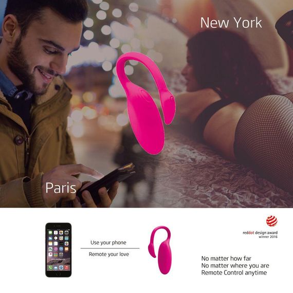 Смарт-виброяйцо Magic Motion Flamingo со стимулятором клитора, 3 вида упражнений Кегеля sexstyle | Зображення 6