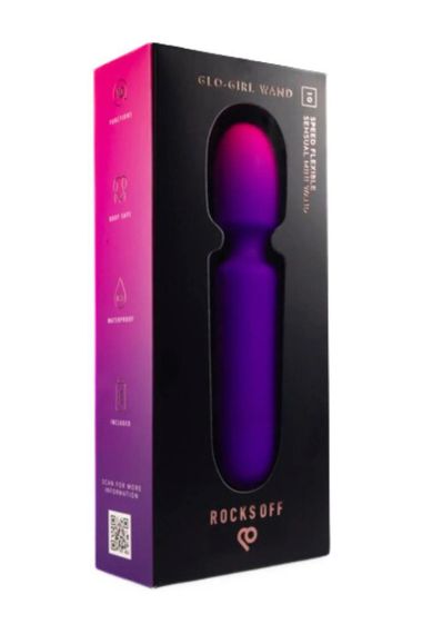 Вібромасажер Rocks Off Glo Girl - Wand Sex Aura | Зображення 1