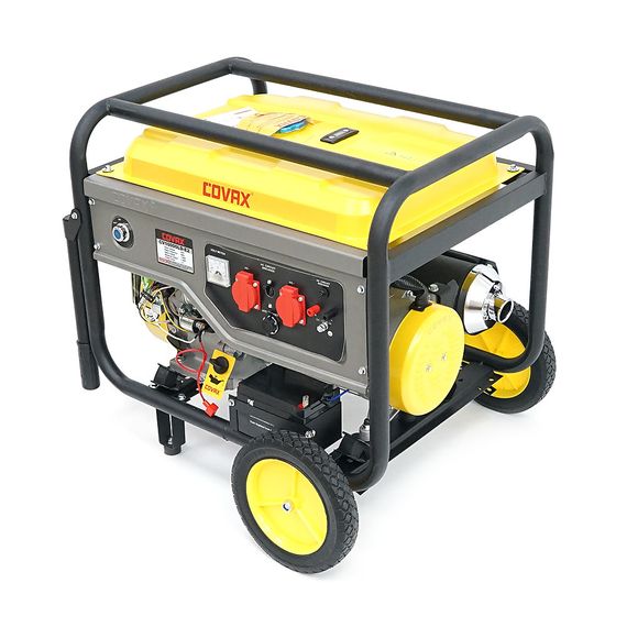 Генератор бензиновий COVAX CV10000LD-E2, 7.0kW, однофазний 220V, 50Hz, DC12V | Зображення 3