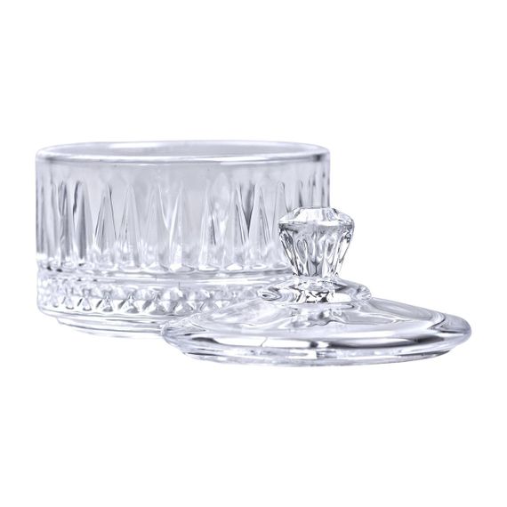 Цукерниця з кришкою Ø 6.5 см скляна HP-YH-29 | Зображення 2