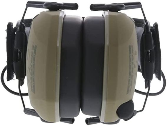 Активні оригінальні захисні навушники для стрільби Walker's Razor Slim Electronic Muff 23 дБ олива + кріплення чебурашки олива | Зображення 2
