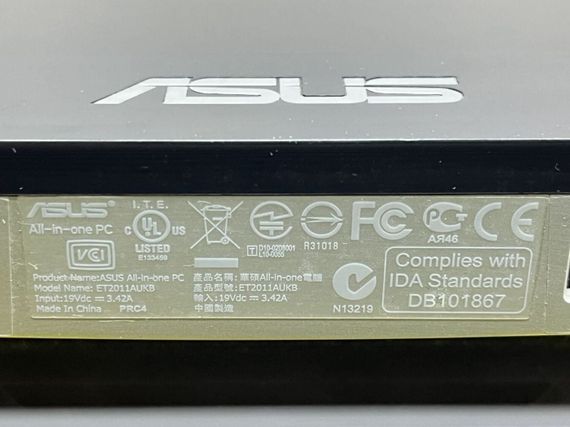 Моноблок Б-клас Asus ET2011AUTB / 20" (1600x900) TN / AMD E-450 (2 ядра по 1,66 ГГц) / 8 ГБ DDR3 / 120 ГБ SSD / AMD Radeon HD 6320 Graphics / WebCam б/в | Зображення 5