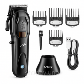 Бездротова акумуляторна машинка для стрижки волосся VGR Hair Clipper V-653 Voyager IS-29