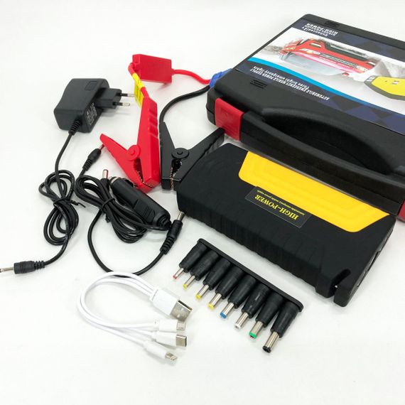 Пуско зарядний пристрій 50800 mAh, Пуско зарядний пристрій для автомобіля, Пускозарядка BX-942 з акумулятором | Зображення 5