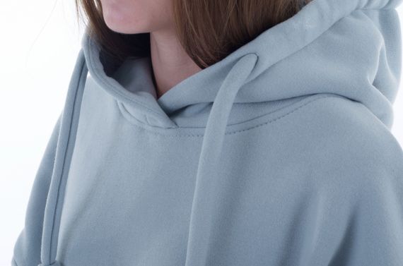 Худи оверсайз 4Profi бирюзовый с капюшоном размер S 22948 | Зображення 3