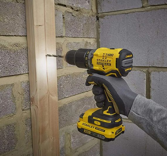 Дриль-шурупокрут ударний акумуляторний Stanley Fatmax з АКБ та ЗП SFMCD715D2K | Зображення 3