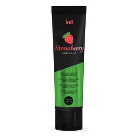 Лубрикант на водной основе Intt Strawberry (100 мл), вкус и аромат клубники, без сахара sexstyle