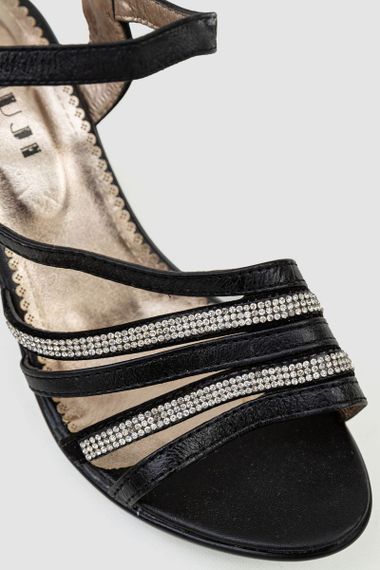 Боссоножки женские  -уценка, цвет черный, 182RA166-U-20 | Зображення 1