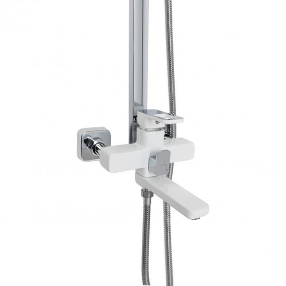 Душова система універсальна Lidz Wawel 1030 на три споживача (з виливом) (k35) LDWAW1030WHI45401 White | Зображення 2