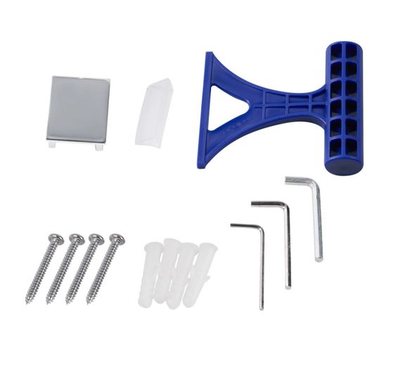 Душова перегородка Qtap Walk-In Standard CRM2011.C8 110х200 см, скло Clear 8 мм, покриття CalcLess | Зображення 1