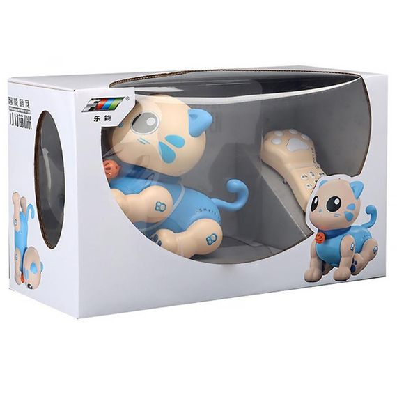 Интерактивная игрушка Котенок-Робот SHT K31 Blue | Зображення 3