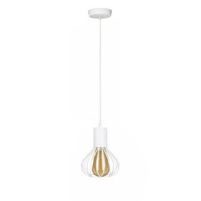 Светильник лофт подвесной MSK Electric Lotus NL 1415 WH