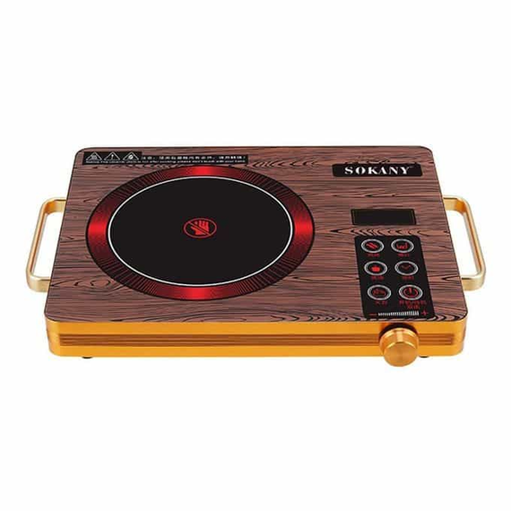 Настольная плита электрическая Sokany SK-3569 Дерево