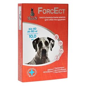 Протипаразитарні краплі для собак вагою 40-60 кг ModeS ForcEct, 3 піп