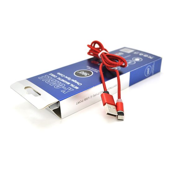 Магнитный кабель PiPo USB 2.0/Micro, 1m, 2А, тканевая оплетка, бронированный | Зображення 1
