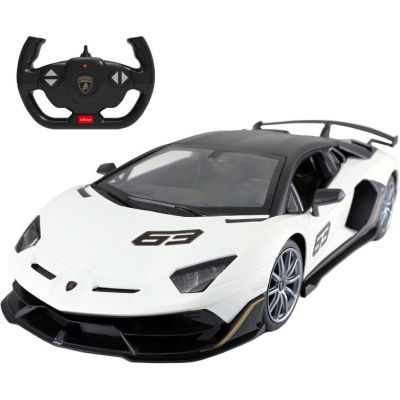 Радиоуправляемая игрушка Rastar Lamborghini Aventador SVJ 1:14 (96070 white)