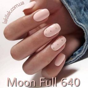 Гель-лак Moon Full Winter №640 персик з капучино 8мл