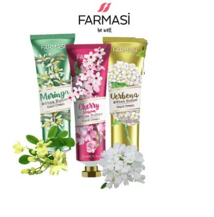 Крем для рук Farmasi (Моринга, Сакура, Мед) 3шт, 30 мл | Зображення 1