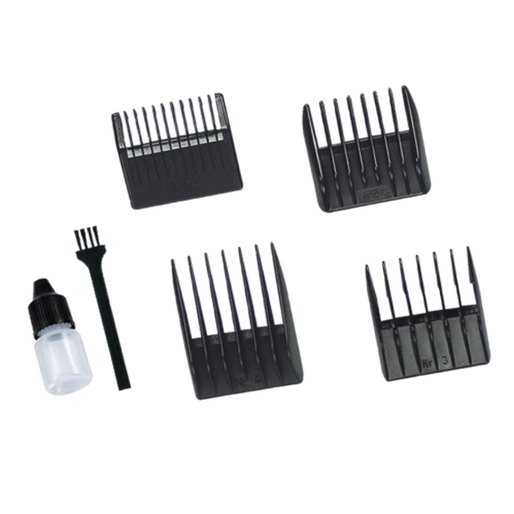 Машинка для стрижки волос Magio MG-591 проводная, с насадками | Зображення 2