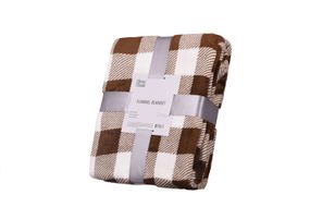 Плед ARDESTO  Flannel, 160х200см, клітинка беж, 100% поліестер (ART0103PB)