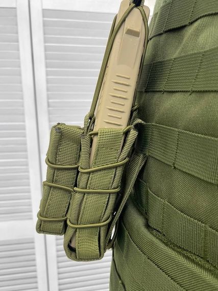 Профессиональный одинарный подсумок Goditi "Олива" | Зображення 1