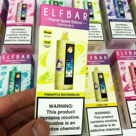 ELF BAR Planet 25000. Ананас Арбуз (Pineapple Watermelon) | Зображення 1