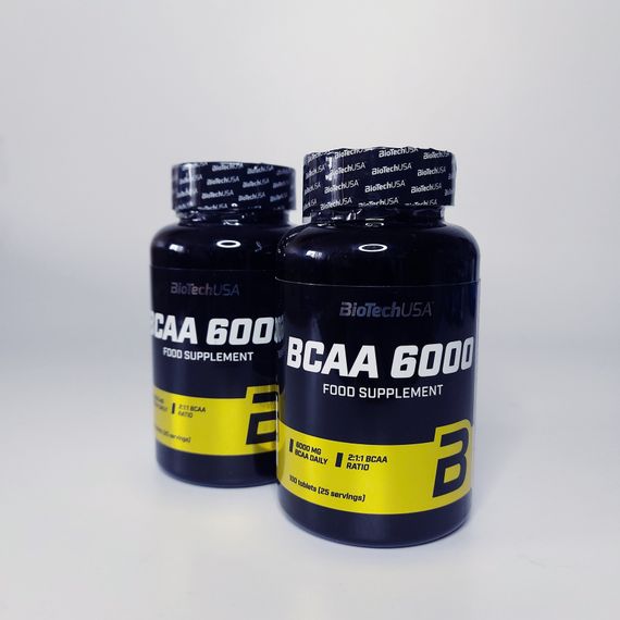 Аминокислоты БЦАА BCAA 6000 BioTech USA 100 таблеток | Зображення 1