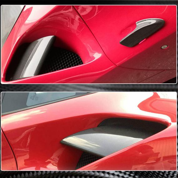 Накладки на задні крила (2015-2019, Карбон) для Ferrari 488 GTB рр | Зображення 2
