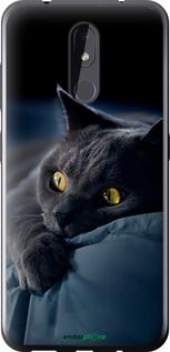 Чохол на Nokia 3.2 Димчастий кіт "825u-1705-2448"