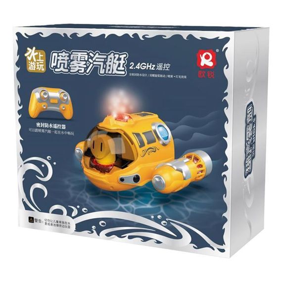 Лодка на радиоуправлении SHT 3722-1A Spray Fog 2.4G Yellow | Зображення 2