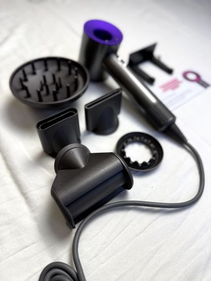 Фен Super Hair Dryer фіолетовий з іонізацією та турборежимом 5 насадок | Зображення 8