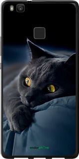 Чохол на Huawei P9 Lite Димчастий кіт "825u-298-2448"