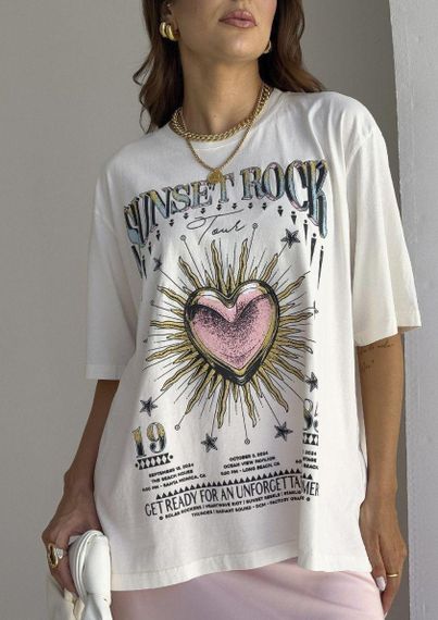 Футболка женская с принтом повседневная S Белая