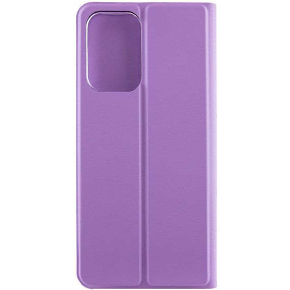 Шкіряний чохол-книжка GETMAN Elegant (PU) для Samsung Galaxy A23 4G Штучна шкіра, Слот для візитки, Бузковий | Зображення 1