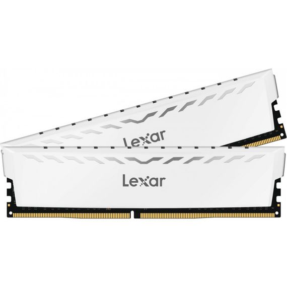 Модуль пам'яті для комп'ютера DDr432GB (2x16GB) 3600 MHz Thor White Lexar (LD4BU016G-R3600GDWG) | Зображення 1