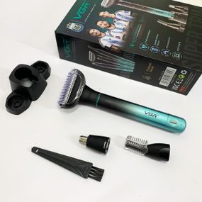 Компактная электробритва мужская VGR V-625, Аккумуляторная машинка для стрижки, Портативная бритва AV-23