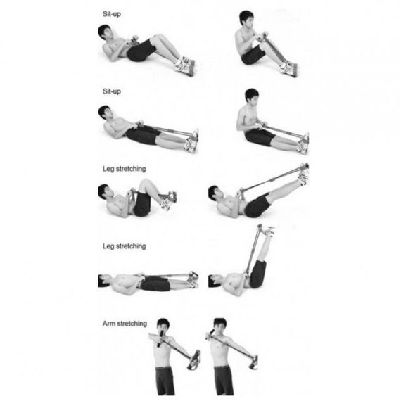 Тренажер для фитнеса Pull Reducer. Цвет: синий KX-74 | Зображення 3