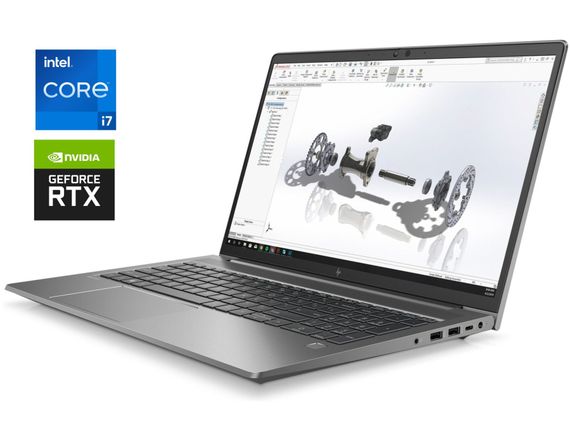 Мобильная рабочая станция Б-класс HP ZBook Power 15 G9 / 15.6'' (1920x1080) IPS / Intel Core i7-12700H (14 (20) ядер по 3.5 - 4.7 GHz) / 16 GB DDR5 / 512 GB SSD / nVidia RTX A1000, 4 GB GDDR6, 128-bit / WebCam б/у