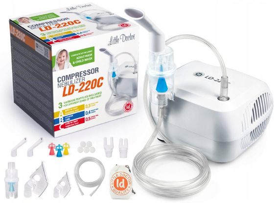 Ингалятор (небулайзер) Little Doctor LD-220c компрессорный гарантия 3 года | Зображення 5