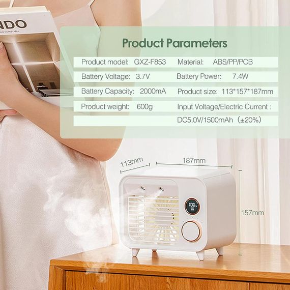Зволожувач повітря RGB ароматизація XPRO Aroma Humidifier (44937-_365) | Зображення 6