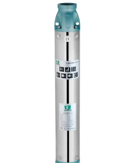 Насос глибинний відцентрований багатоступінчатий Pumpman 3.5КСЕМ3-8-0,37 кВт Hmax 46 м Qmax 5,4 куб.м 370 Вт (CV032263) | Зображення 2