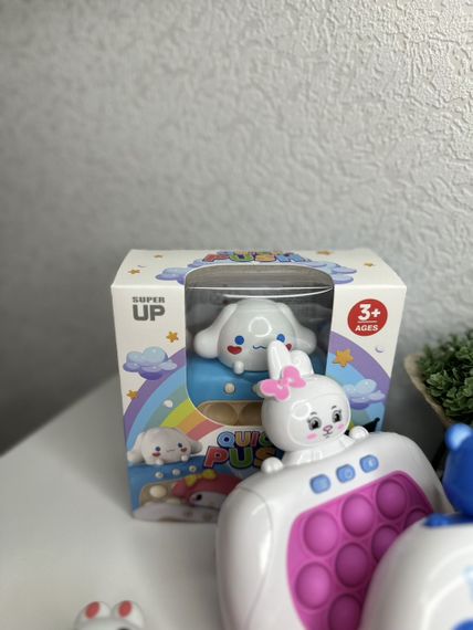 Іграшка-антистрес Pop it PRO Bear Blue / Електронна приставка консоль для дітей | Зображення 2