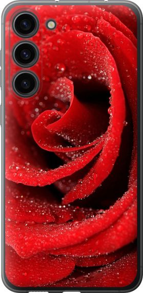 Чехол на Samsung Galaxy S23 Plus Красная роза "529u-2905-17620"