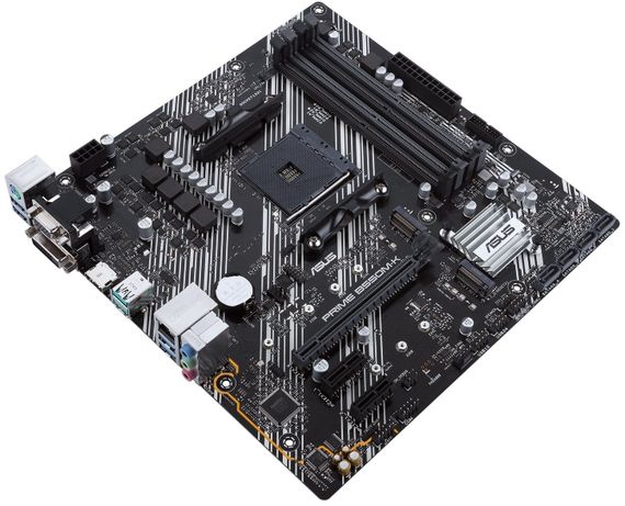 Материнcька плата ASUS PRIME B550M-K sAM4 B550 4xDDR4 M.2 HDMI DVI D-Sub mATX 90MB14V0-M0EAY0 | Зображення 3