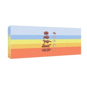 Картина на холсте Кошки предсказатели погоды 30х65 см (H3065_YM011)