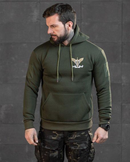 Худі CELEO на флісіЗвжди перші олива ВТ7989 | Зображення 1