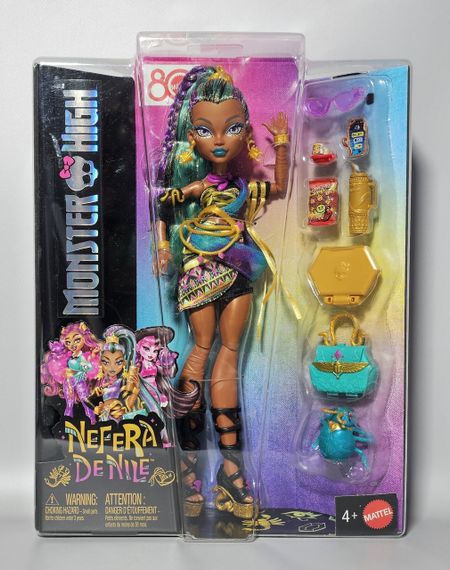 Кукла Монстр Хай Монстро-класика Нефера де Нил с аксессуарами Оригинал Mattel Monster High Nefera De Nile | Зображення 4